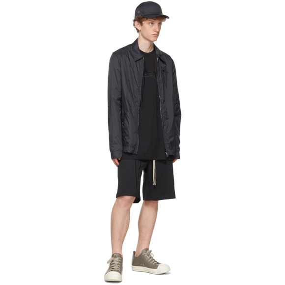 NWT RICK OWENS Black Champion Edition Worker Windbreaker Jacket - Picture 4 of 10